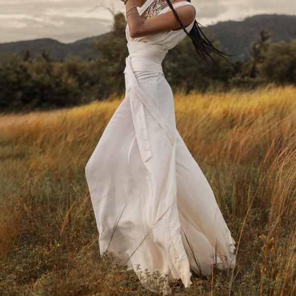 Wedding Jumpsuite - cotton/silk - Picture 4 of 6